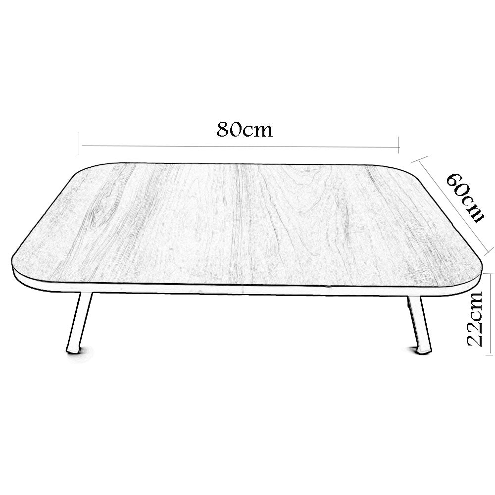 طاولة أرضية مستطيلة من الخشب قابلة للطي80*60*22سم