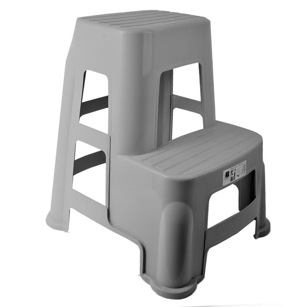 سلم بلاستيك بخطوتين متعدد الالوان