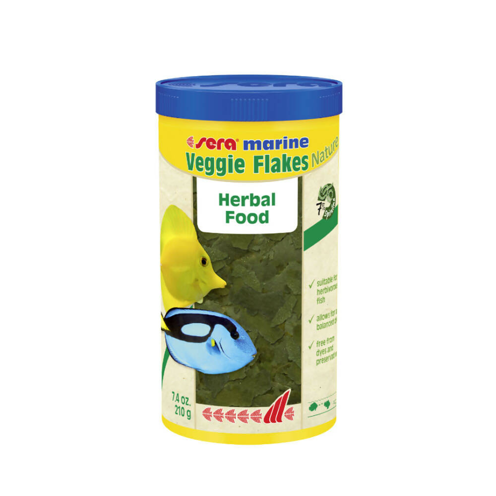 طعام ورقيات نباتي للأسماك البحرية من سيرا 210 جرام 