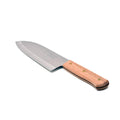 سكين كبير الحجم للطبخ ستانلس ستيل مع مقبض خشبي قوي - أنية المنزل