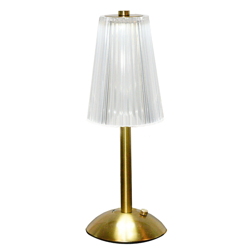 Wireless touch table lamp, rechargeable 