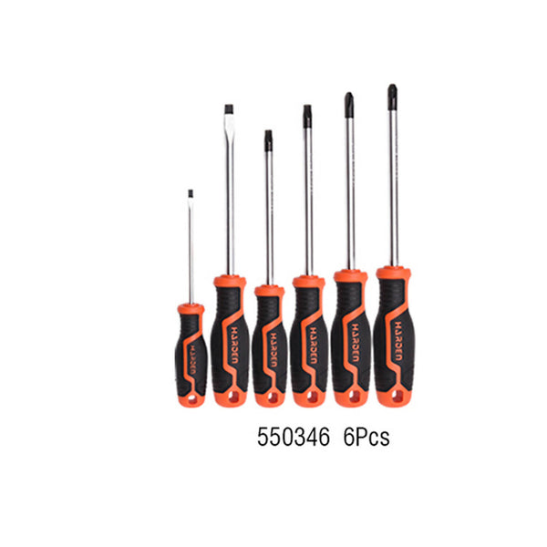 مجموعة مفك براغي مكون من 6 قطع من هاردين بمقاسات مختلفة