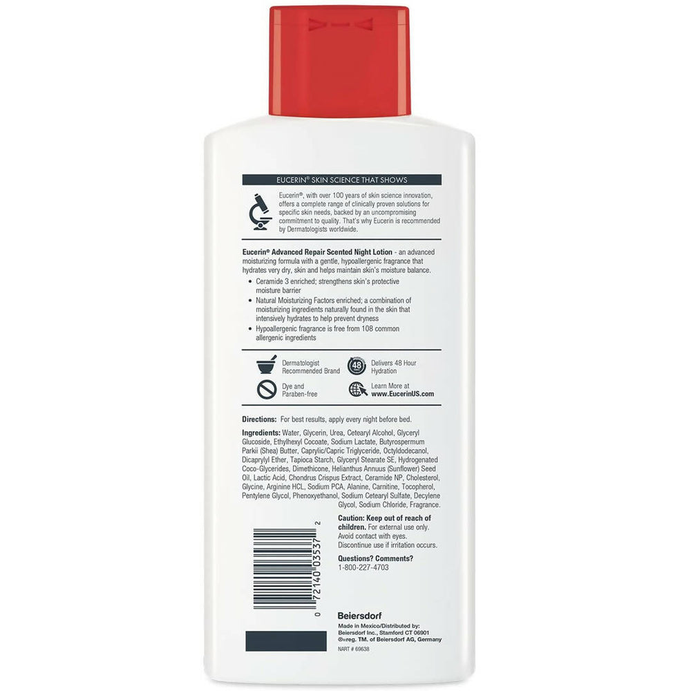 Eucerin Night Lotion for Dry Skin - 400ml
