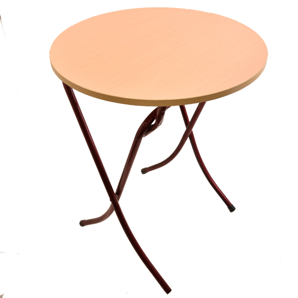 طاولة دائرية من الخشب قابلة للطي60*75سم
