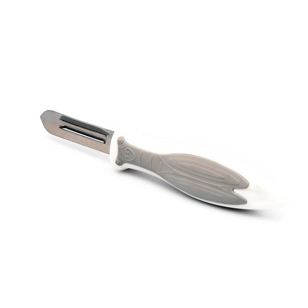 مقشرة خضار ستانلس ستيل مع مقبض بلاستيك قوي 18سم - أنية المنزل