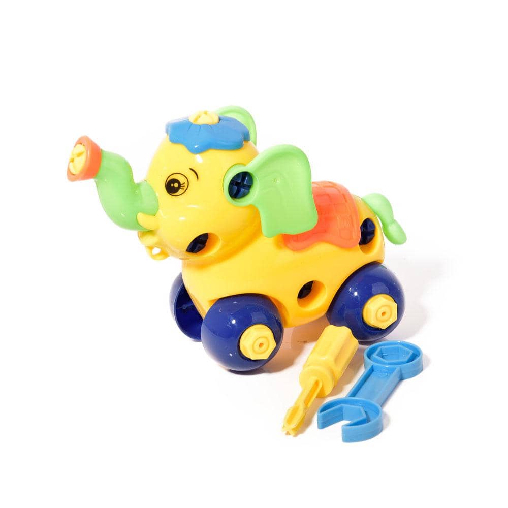 لعبة الفيل المتحركة مع عجلات للاطفال 17 سم - أنية المنزل