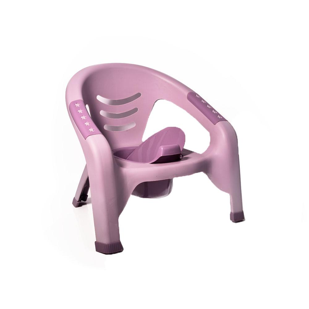نونية للأطفال على شكل كرسي بلاستيك مع قاعدة قابلة للإزالة - للجنسين - أنية المنزل