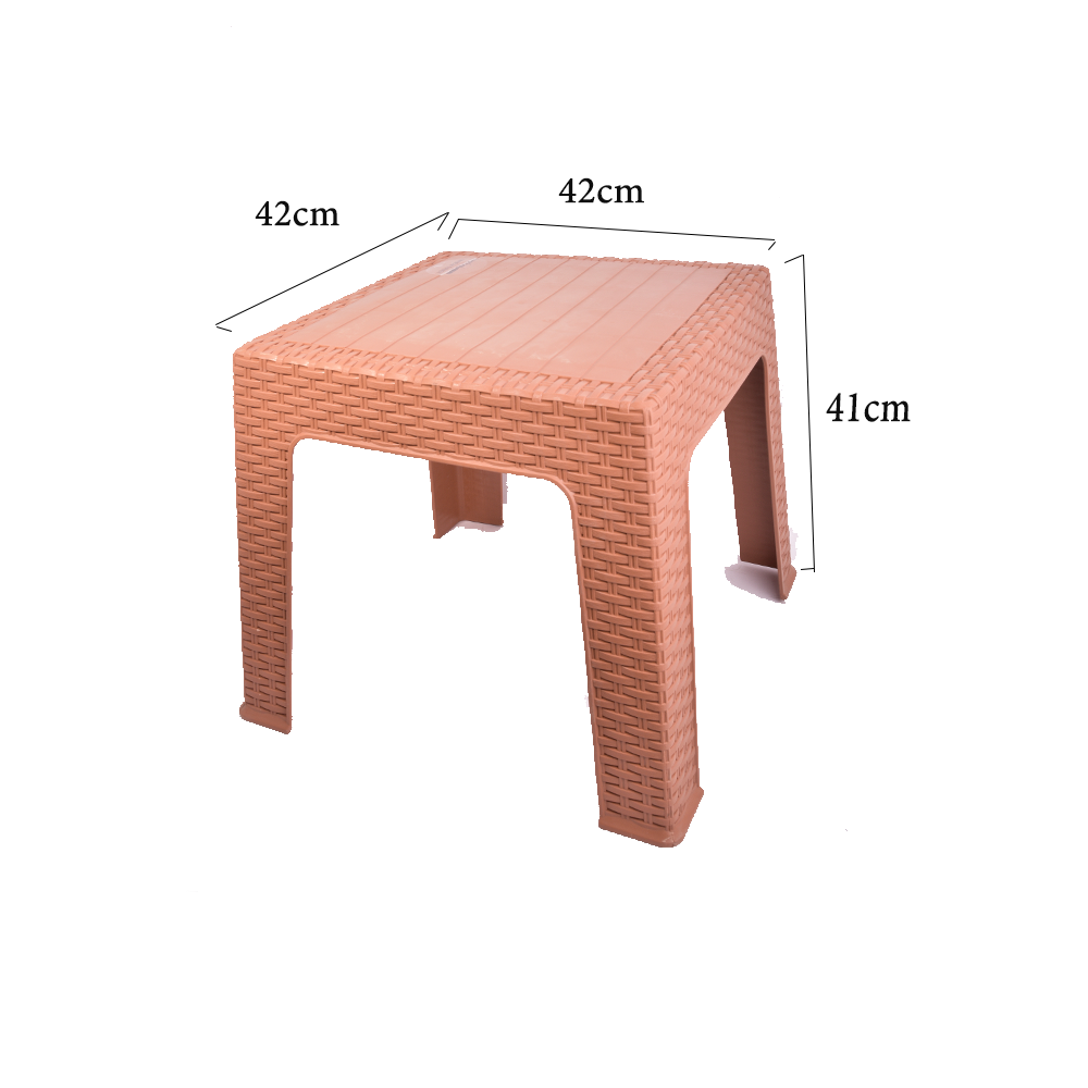 طاولة بلاستيك جانبية مربعة42*42سم - أنية المنزل