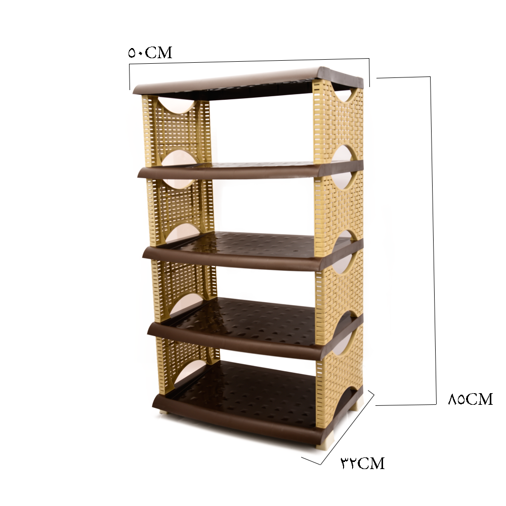 رف احذية 5 طبقات 85*50*32سم - أنية المنزل