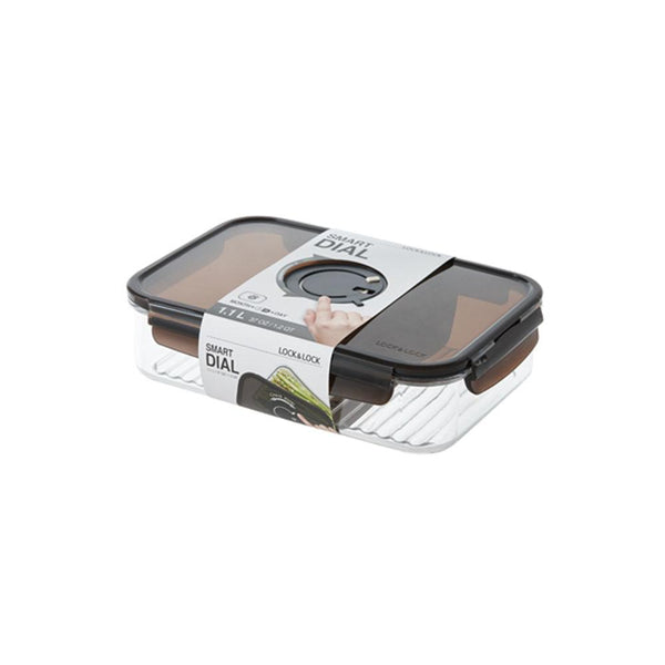 حافظة طعام بلاستيك مع قرص التاريخ الدوار-أنية المنزل