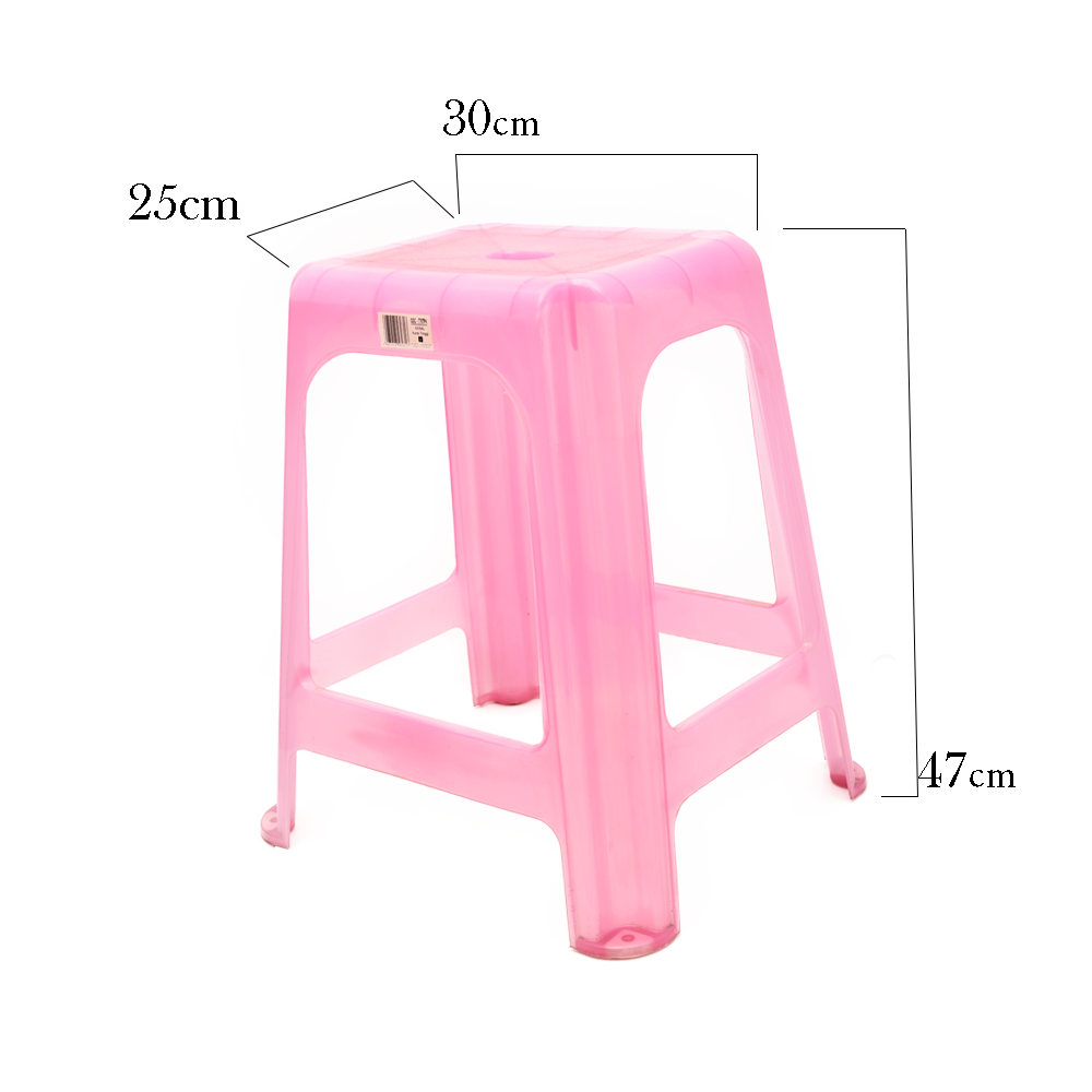 كرسي مرتفع بلاستيكي متعدد الالوان - أنية المنزل