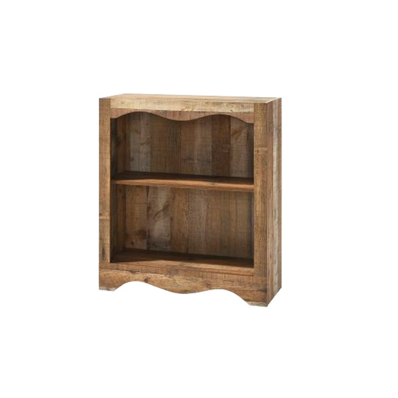 خزانة كتب من الخشب صناعة ماليزية 2رفوف-83.4 * 31.9 * 95 سم