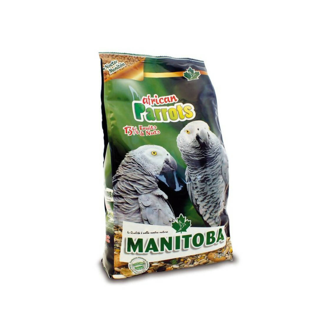 حبوب لطيور الببغاء الرمادي الافريقي من مانيتوبا2 كغ