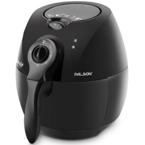 مقلاة تعمل بتسخين الهواء بسعة 2.2 لتر، بتصميم بيجاسوس من بالسون - اسود - أنية المنزل