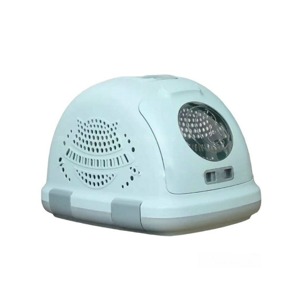 Plastic cat and dog transport cage