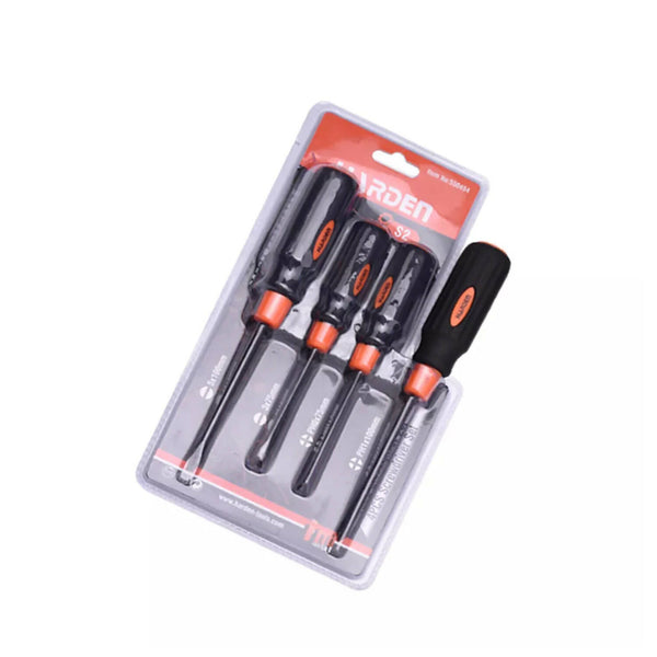 مجموعة مفك براغي مكون من 4 قطع من هاردين