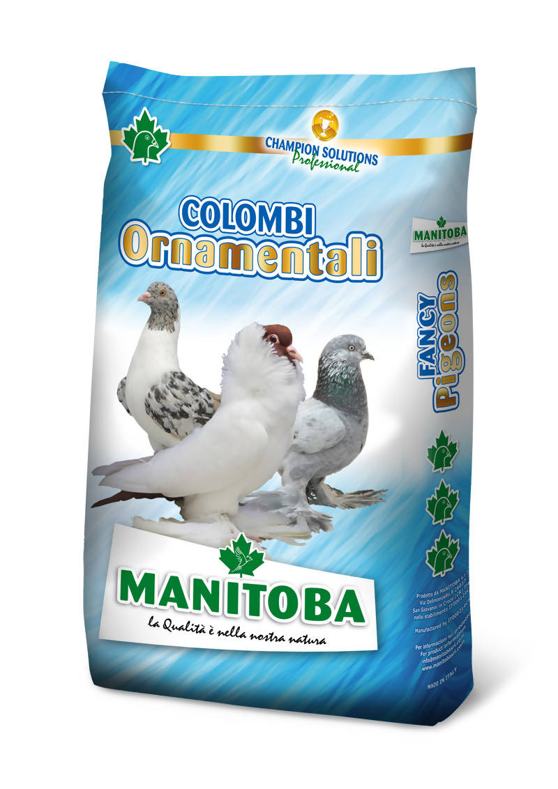 أكل لطيور حمام الزينة مشكل من مانيتوبا-20كغ